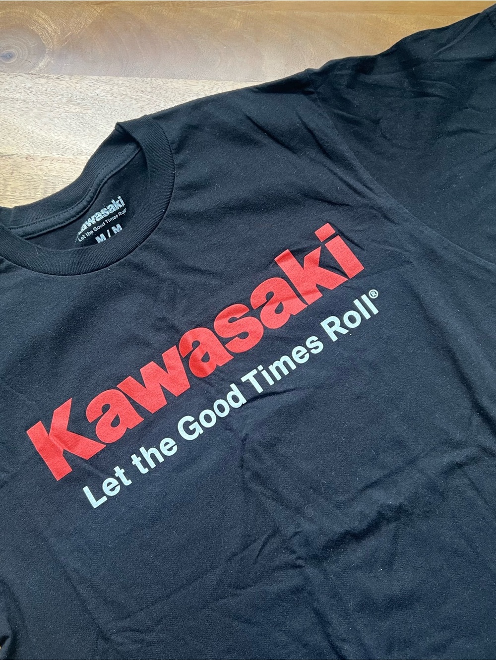 Kawasaki “Let the Good Times Roll” Graphic T-Shirt Black Medium